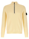 Beige 'Ribbed Cotton' Sweater 1