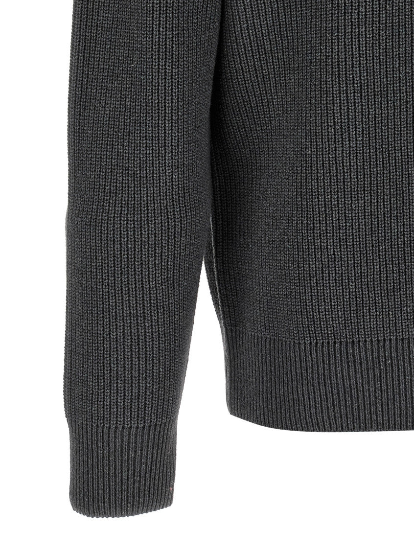 Grey Half-zip Sweater 4