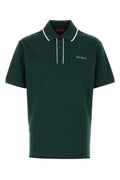 Bottle Green Embroidery Logo Polo 1