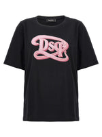 Black Logo print t-shirt 1