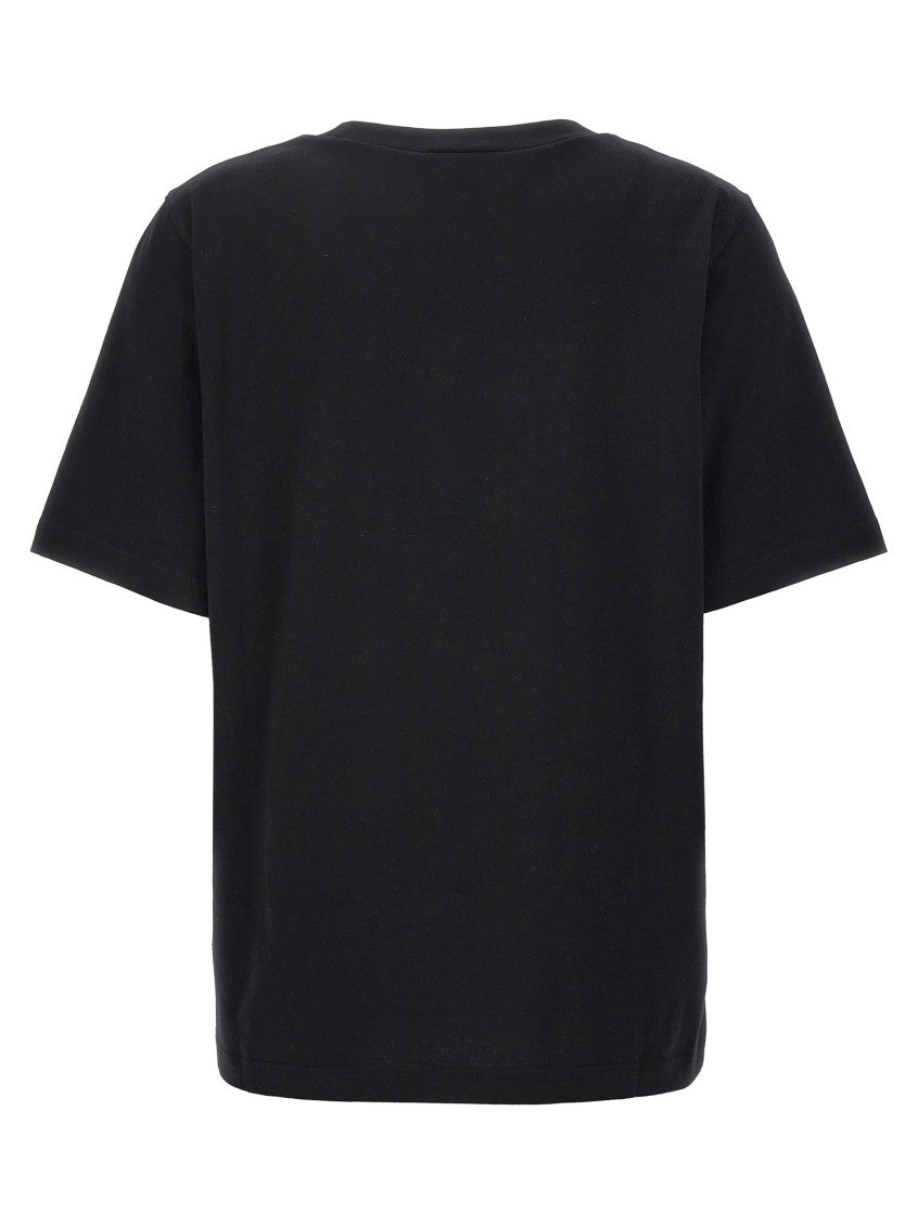 Black Logo print t-shirt 2