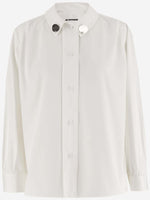 White Clip Details Shirt 1