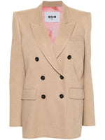 Beige double-breasted jacket 1