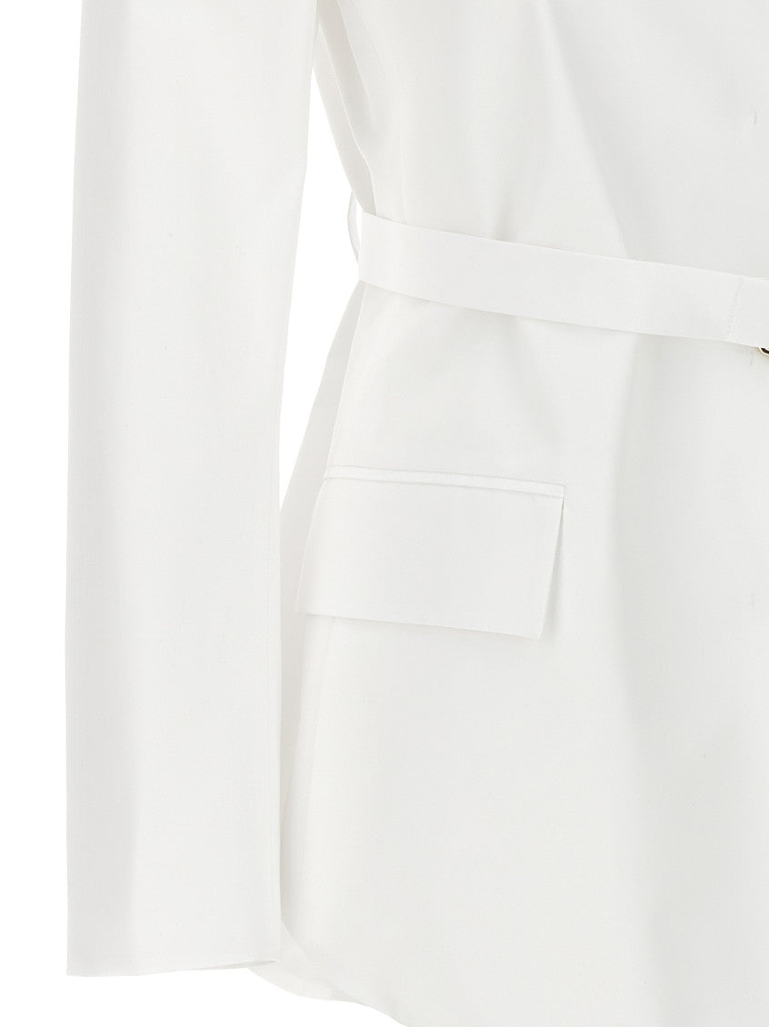White Valentino Belt Jacket 4