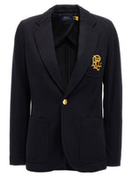 Navy Blue Single-breasted Blazer 1