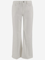White Flared Jeans 1