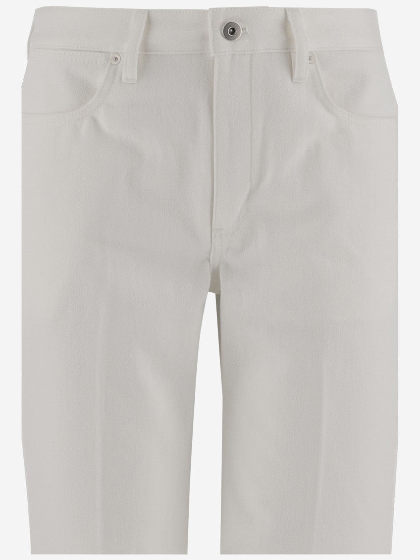 White Flared Jeans 2