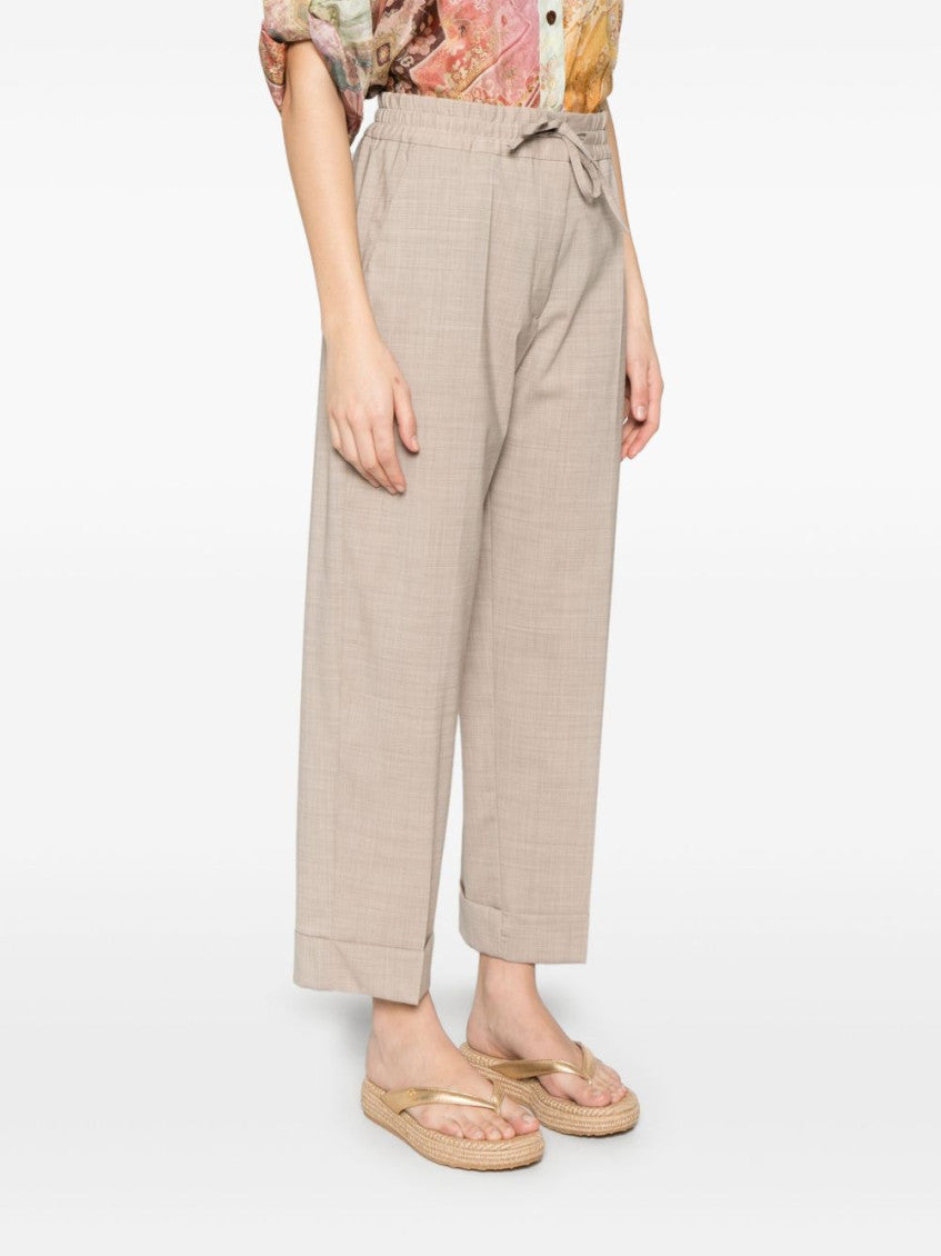 Beige Wool Pants 4