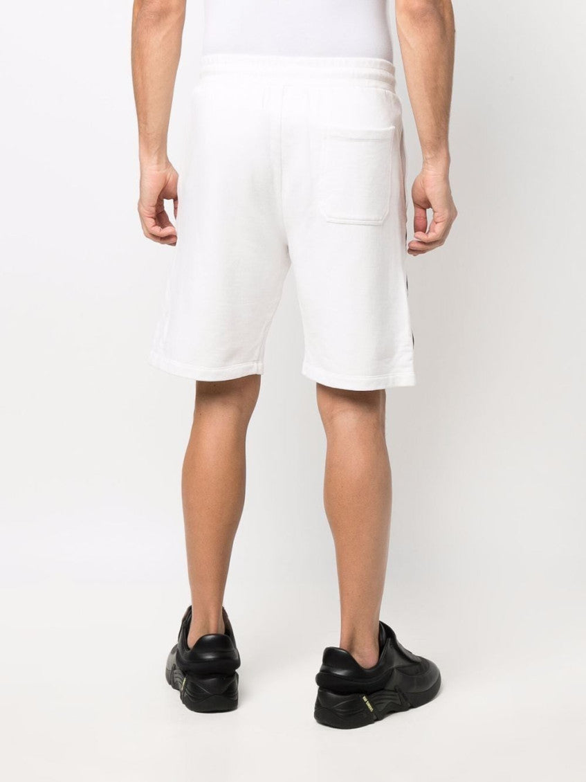 White Star Motif Shorts 7
