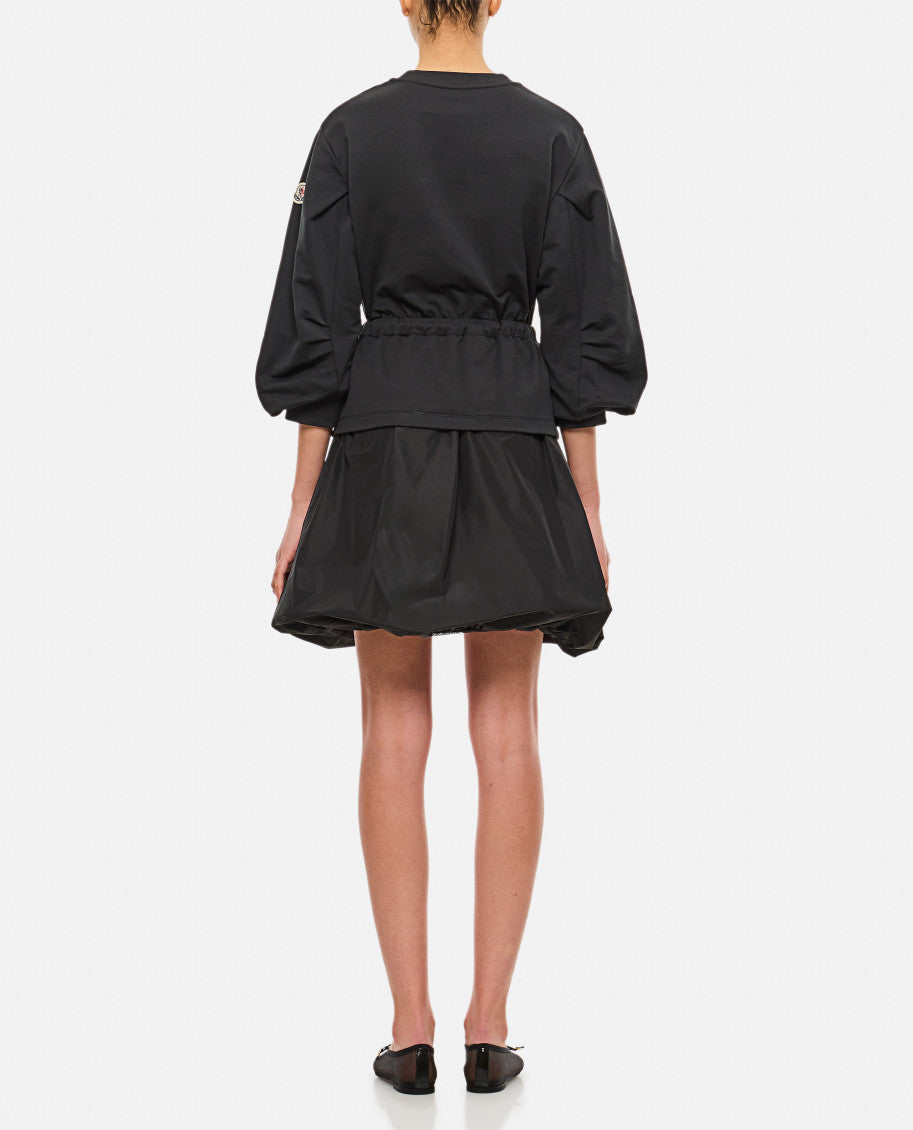 Black Drawstring Waist Dress 3