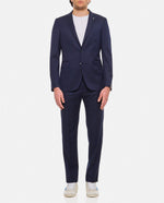 Dark Blue Virgin Wool Two-piece Suit 1