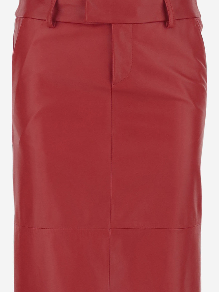 Red 'Loren' skirt 3