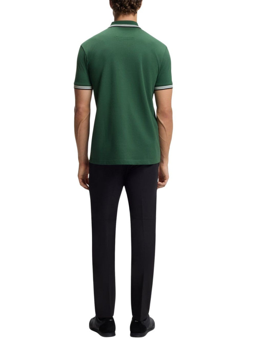 Green Cotton Logo Polo 4