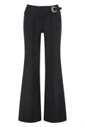 Black High Waist Wide Leg Trouser 1