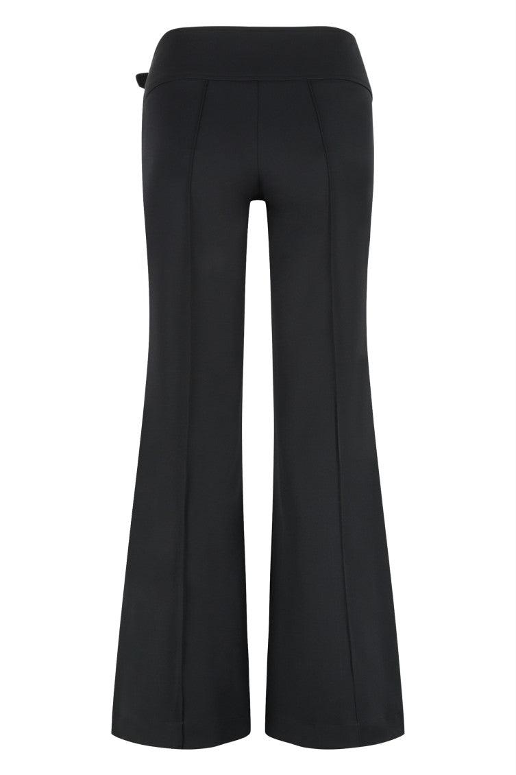 Black High Waist Wide Leg Trouser 2