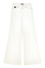 White Wide Leg Jeans 1