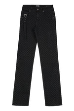 Black High Rise Slim Fit Jeans 1