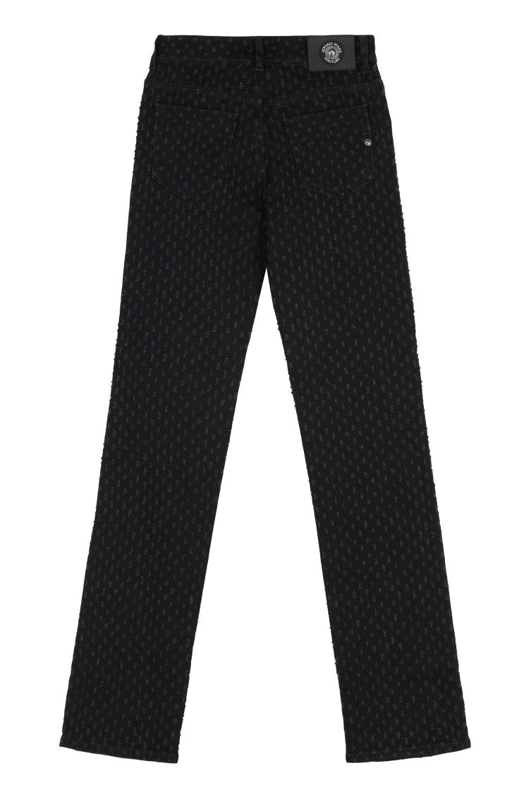 Black High Rise Slim Fit Jeans 2