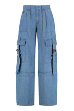 Light Blue Denim Cargo Jeans 1