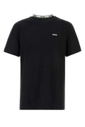 Black Logo Print Polo 1