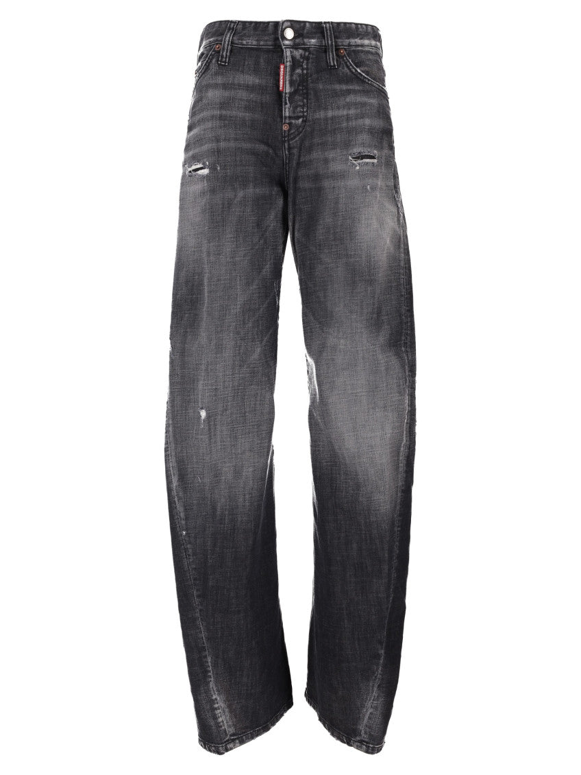 Black Tapered Jeans 1