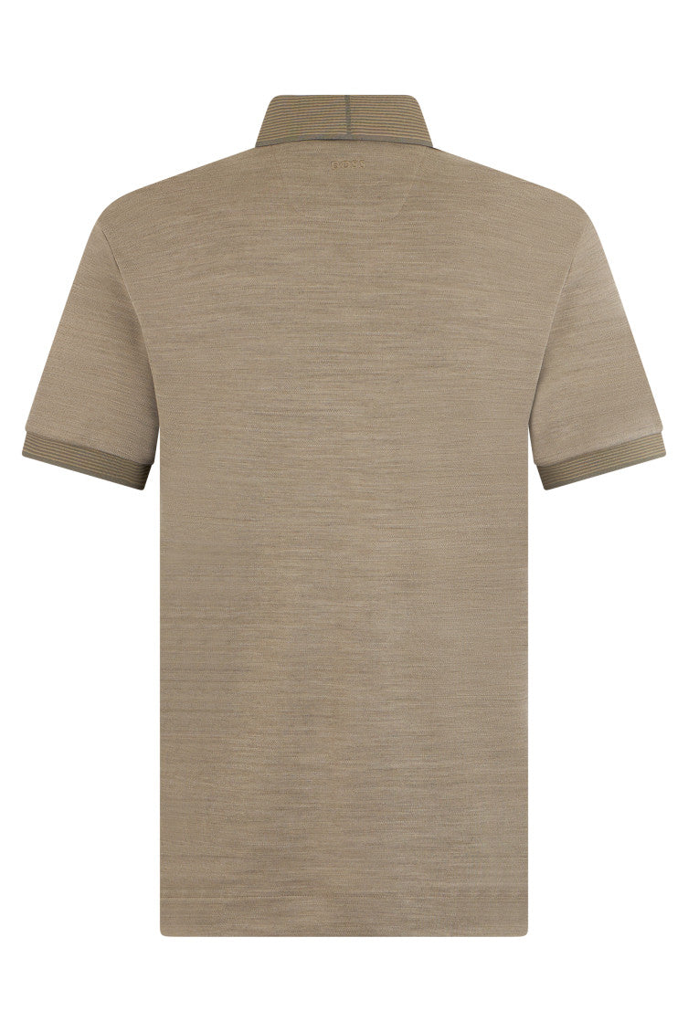 Beige Cotton and wool blend polo 2