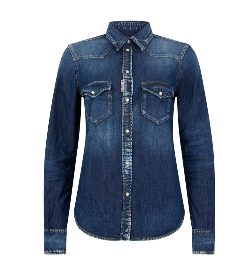 Blue Denim Full Sleeves T-Shirt 1