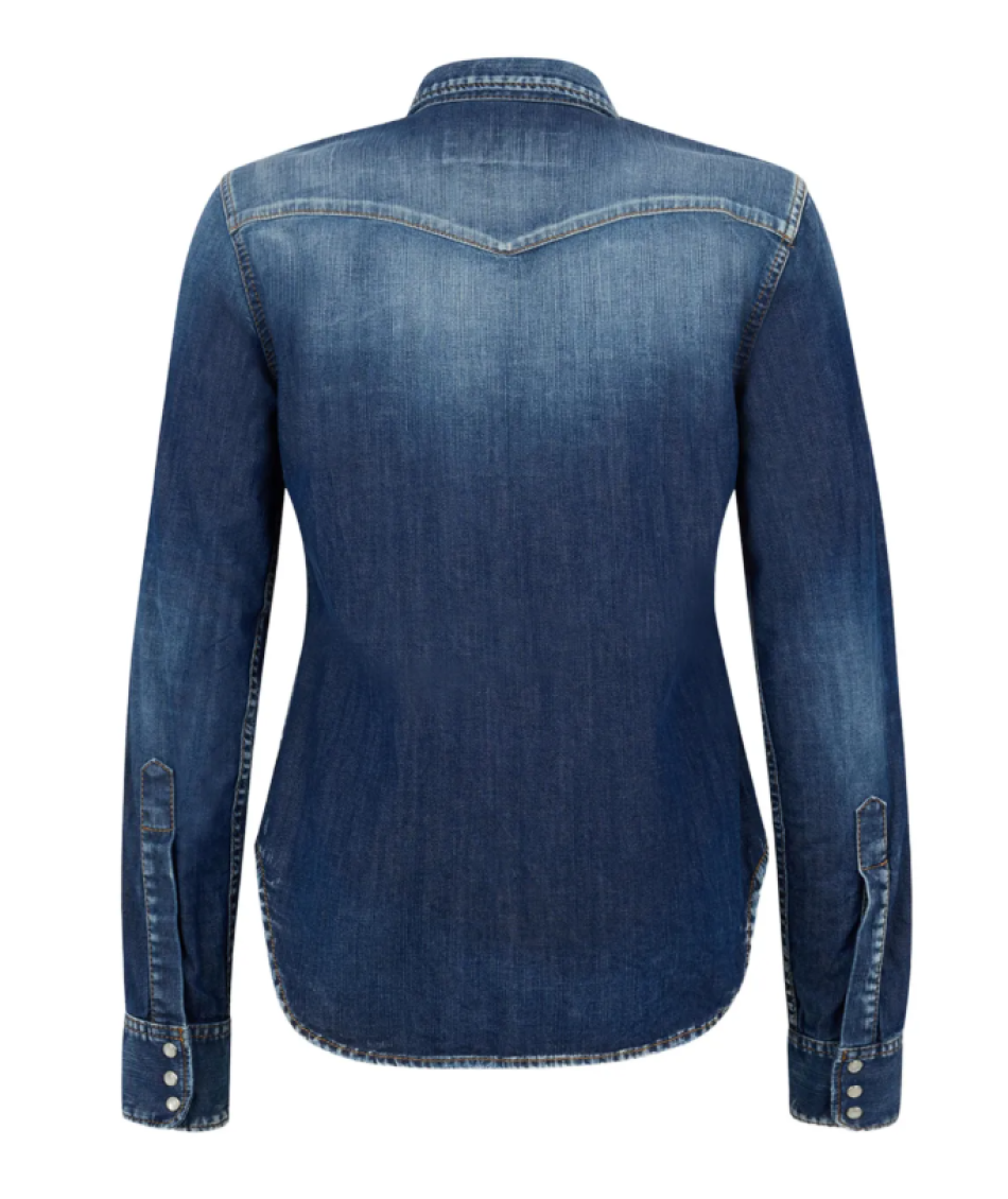 Blue Denim Full Sleeves T-Shirt 2