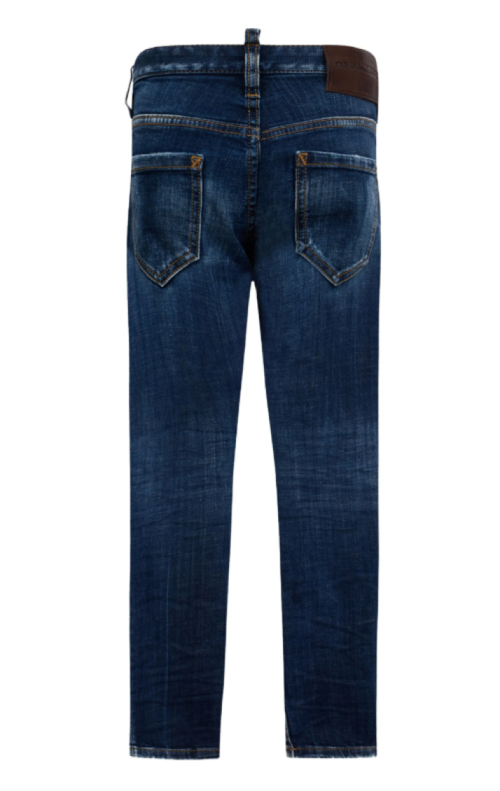 Blue Slim Fit Denim Jeans 2