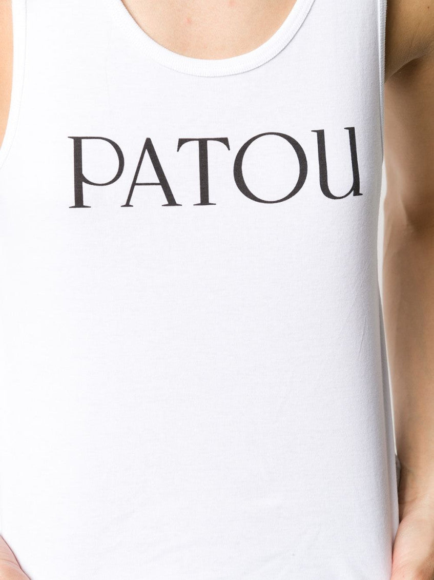 White Logo Cotton Top 2
