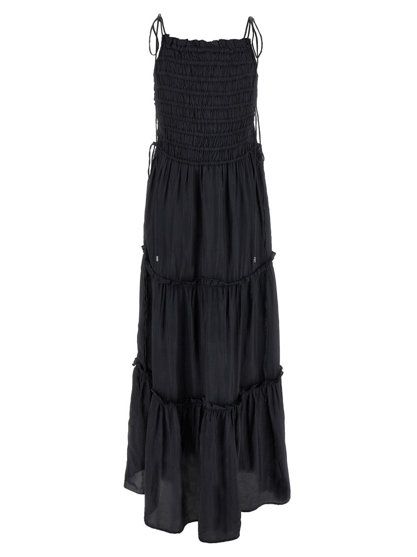 Black 'Smock Tie' Dress 2