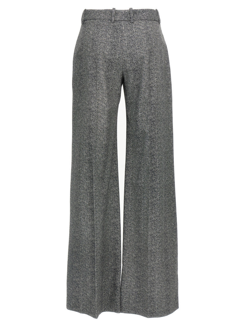 Grey Herringbone trousers 2