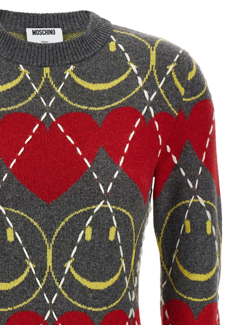 Multicolor 'Smiley®' wool dress 3
