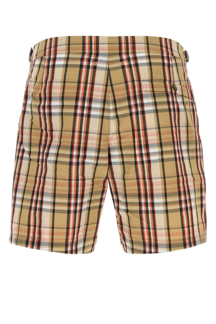 Beige Logo Swim Shorts 2