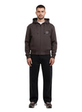 Dark Brown Hood Jackets 1