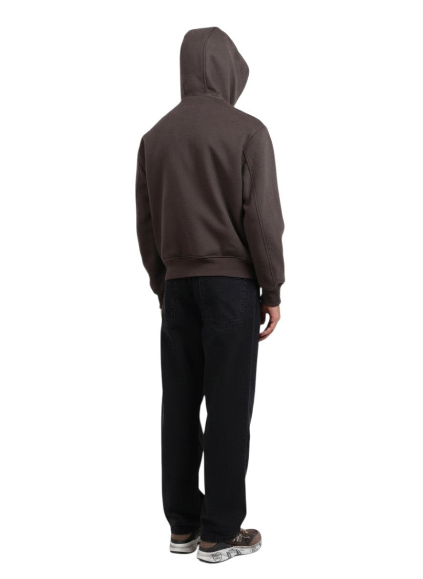 Dark Brown Hood Jackets 2