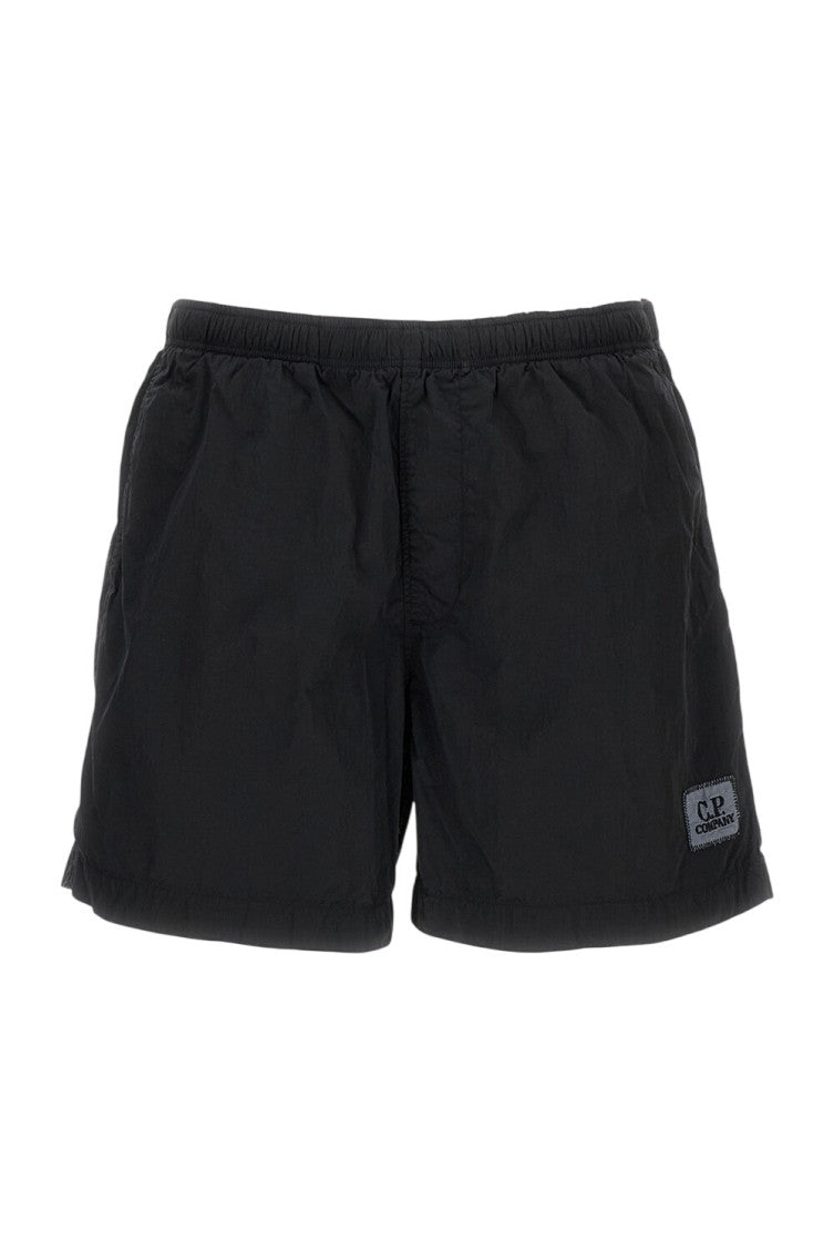 Black Relaxed Swim Shorts 1