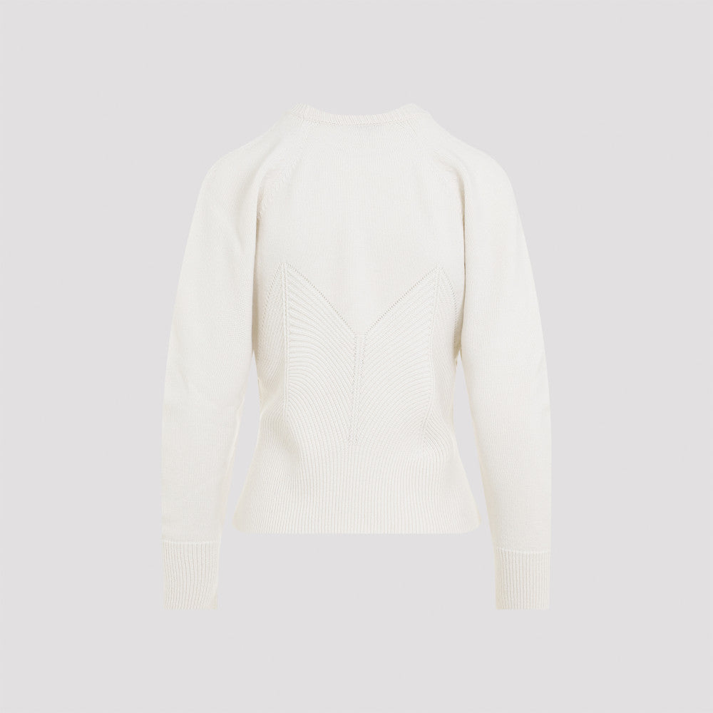 White Crew Neck Sweater 4