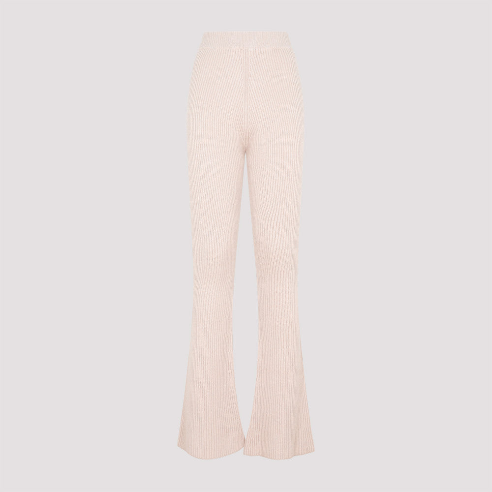 Natural Fleece Wool Flare  Pant 3