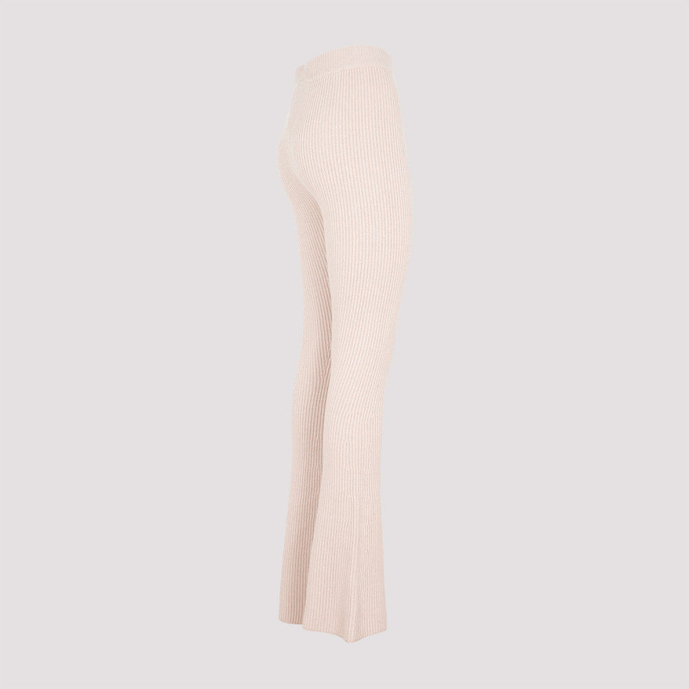 Natural Fleece Wool Flare  Pant 5