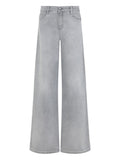 Grey Wide Leg Jeans 1