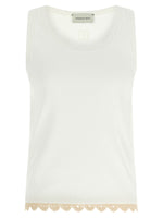 White Round Neck Top 1
