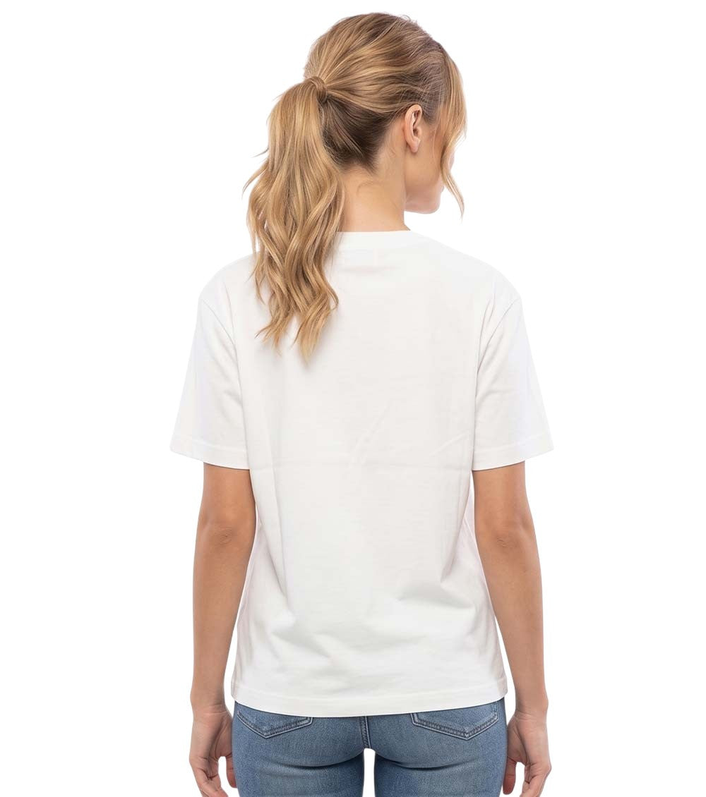 White Graphic Crew Neck T-Shirt 2