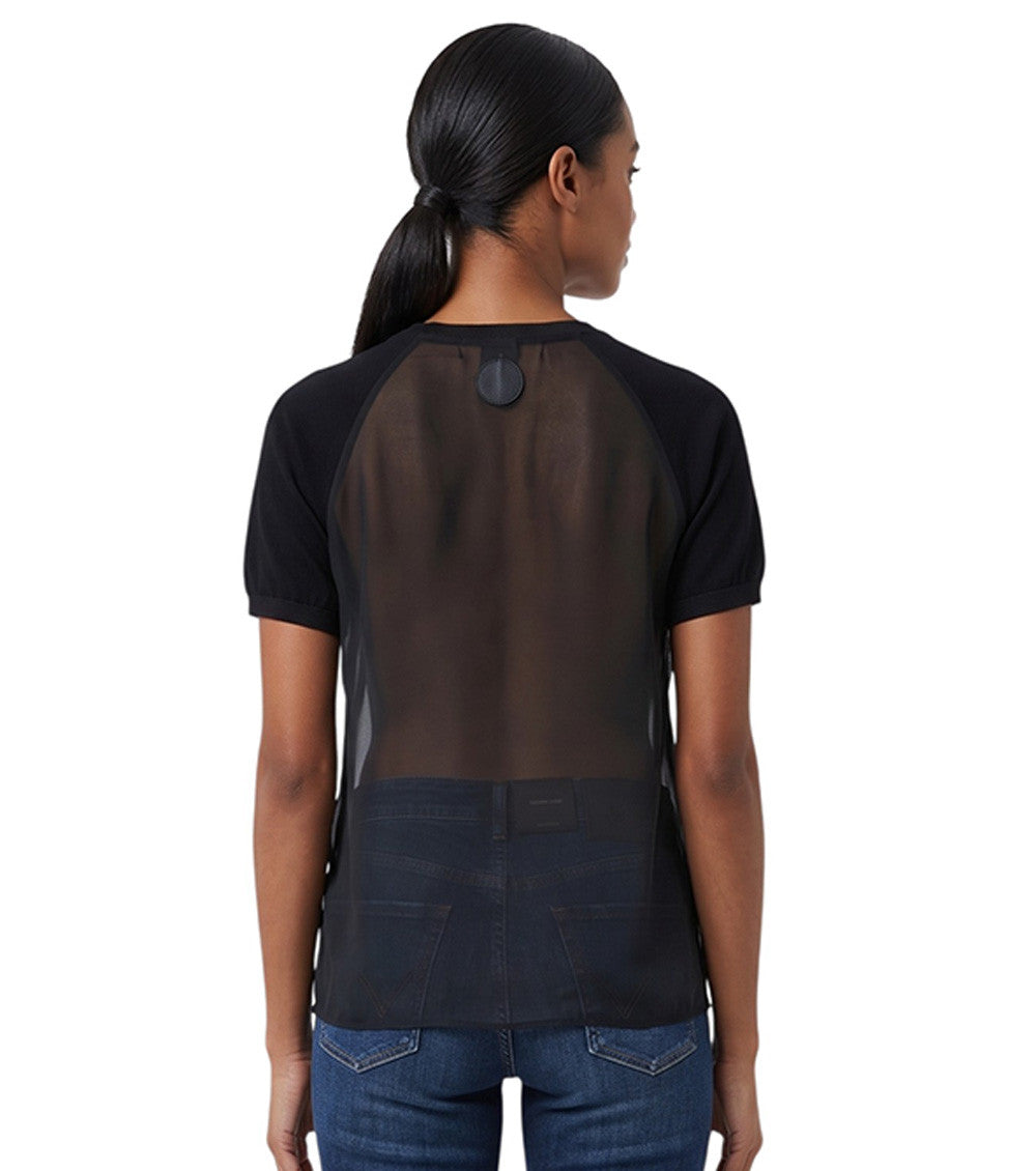 Black Logo Crew Neck T-Shirt 2