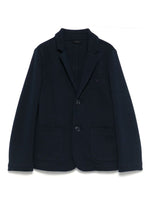 Boys Navy Blue Logo Blazer 1