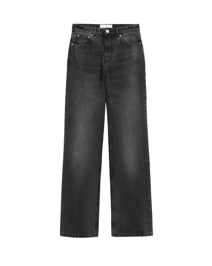 Black Straight Fit Jeans 1