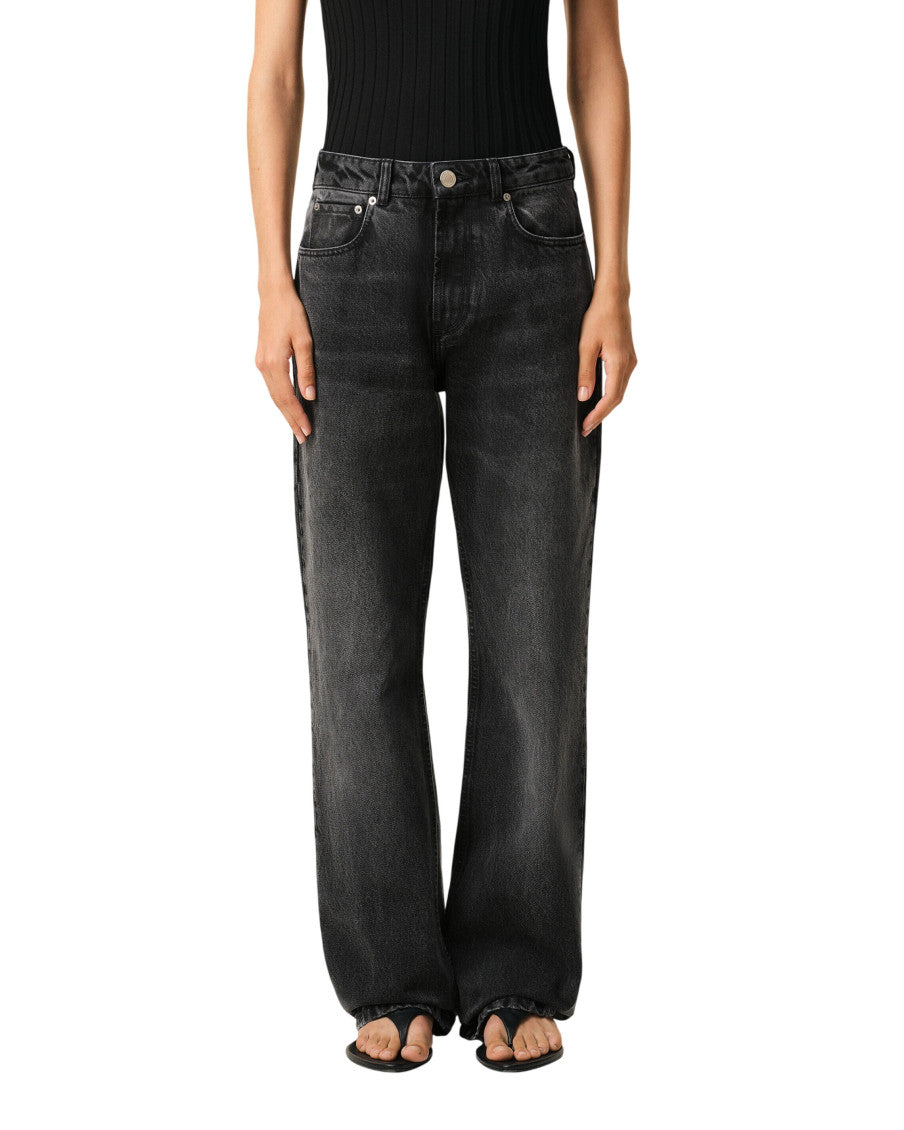 Black Straight Fit Jeans 2