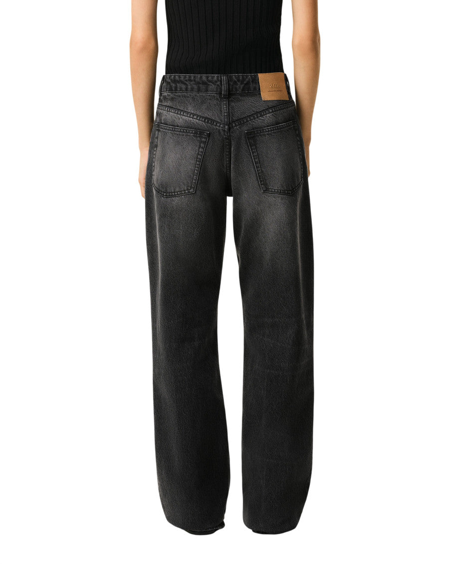 Black Straight Fit Jeans 3