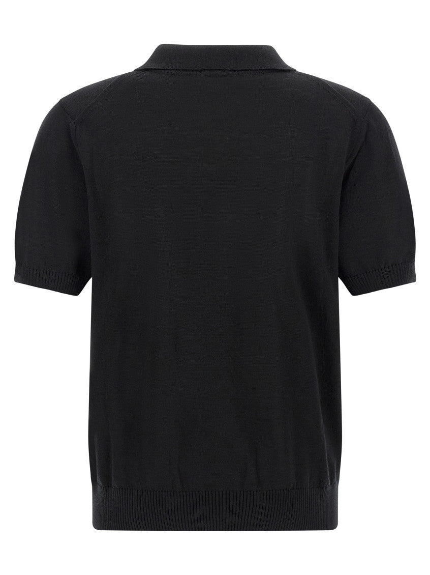 Black Shirt Collar Polo 2