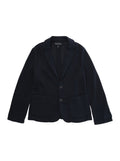 Boys Navy Blue Solid Blazer 1